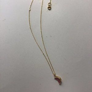 Kate Spade New Pink Pave Grapefruit Necklace